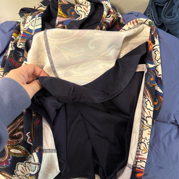 The Limited‎ A-Line Sleeveless Stretch Dress Floral Abstract Colorful Paisley 2 - Picture 7 of 9